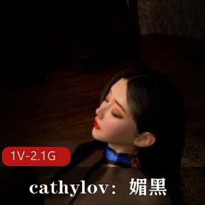 Cathylov媚黑1V-2.1G，私人订制扭扭舞，瘦的黑佬男主，下载观看享受